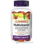 Webber Naturals Multivitamin Gummies želé pastilky pomeranč, malina a citron 90 ks – Hledejceny.cz