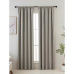 MKLuzkoviny.cz Blackout závěsy Ricardo béžové - 140 x 250 cm (2ks) - řasící stuha – Zboží Dáma