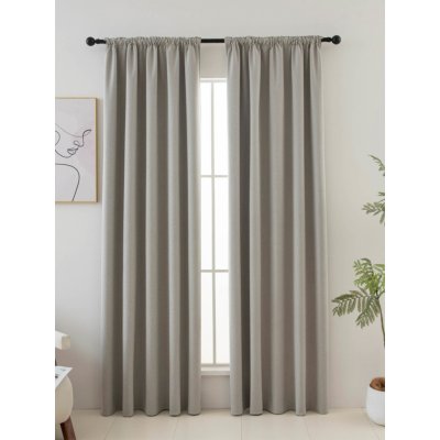 MKLuzkoviny.cz Blackout závěsy Ricardo béžové - 140 x 250 cm (2ks) - řasící stuha – Zboží Dáma