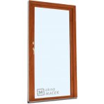 KNIPPING Plastové balkonové dveře - 70 AD zlatý dub/bílá jednostranně levé 90 x 210 cm – Hledejceny.cz