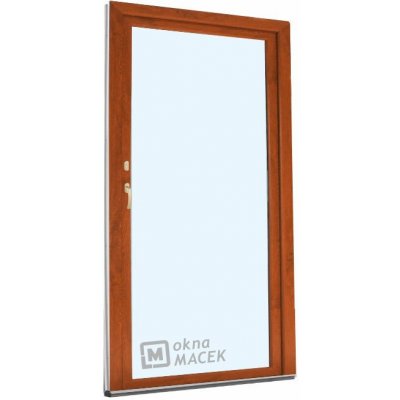 KNIPPING Plastové balkonové dveře - 70 AD zlatý dub/bílá jednostranně levé 90 x 210 cm – Hledejceny.cz