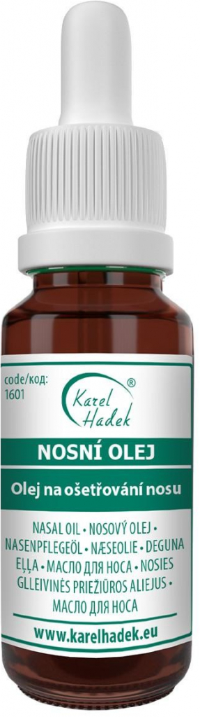 Karel Hadek nosní olej - pro snadné dýchání 10 ml od 244 Kč - Heureka.cz