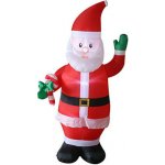 Nej-koberce Nafukovací Santa Claus s LED osvětlením 210 cm – Hledejceny.cz