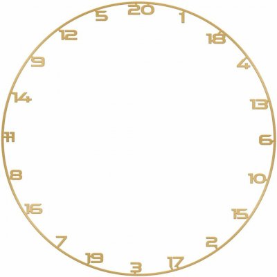 Bullet Custom Number Ring náhradní kruh s čísly pro sisalové terče gold – Zbozi.Blesk.cz