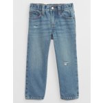 GAP Baby džíny Distressed Original Straight modrá – Zboží Mobilmania