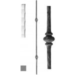 Kovoinox Kovaná výplň zábradlí H 1000 mm, 12 x 12 mm – Hledejceny.cz