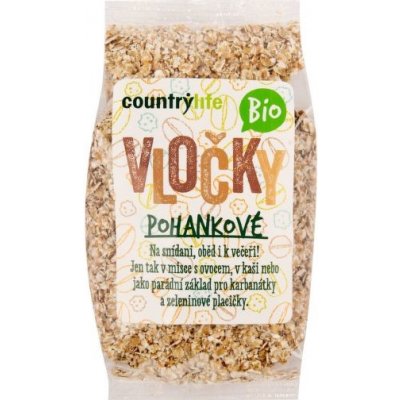 Country Life Pohakové vločky Bio 250 g – Zbozi.Blesk.cz