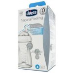 Chicco Láhev kojenecká sklo Natural Feeling neutral V001415 250ml – Zboží Dáma