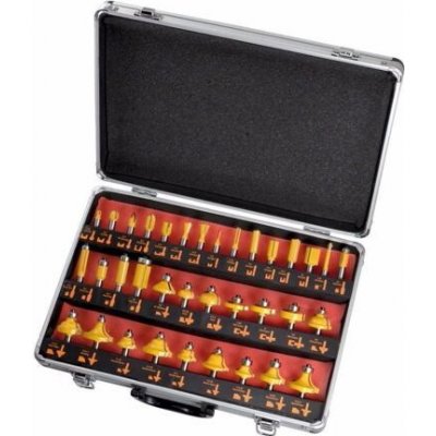 PROTECO sada fréz profilových na dřevo 35ks 10.10-SF-35 – Sleviste.cz