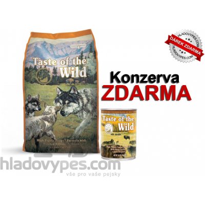 Taste of The Wild High Praire Puppy 6 kg – Hledejceny.cz