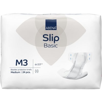 Abena Slip Basic M3 inkontinenční zalepovací kalhotky 24 ks – Hledejceny.cz