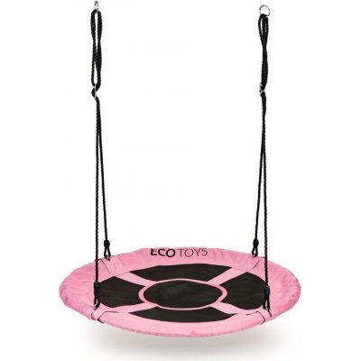 EcoToys houpačka hnízdo 110 cm růžová – Zboží Dáma