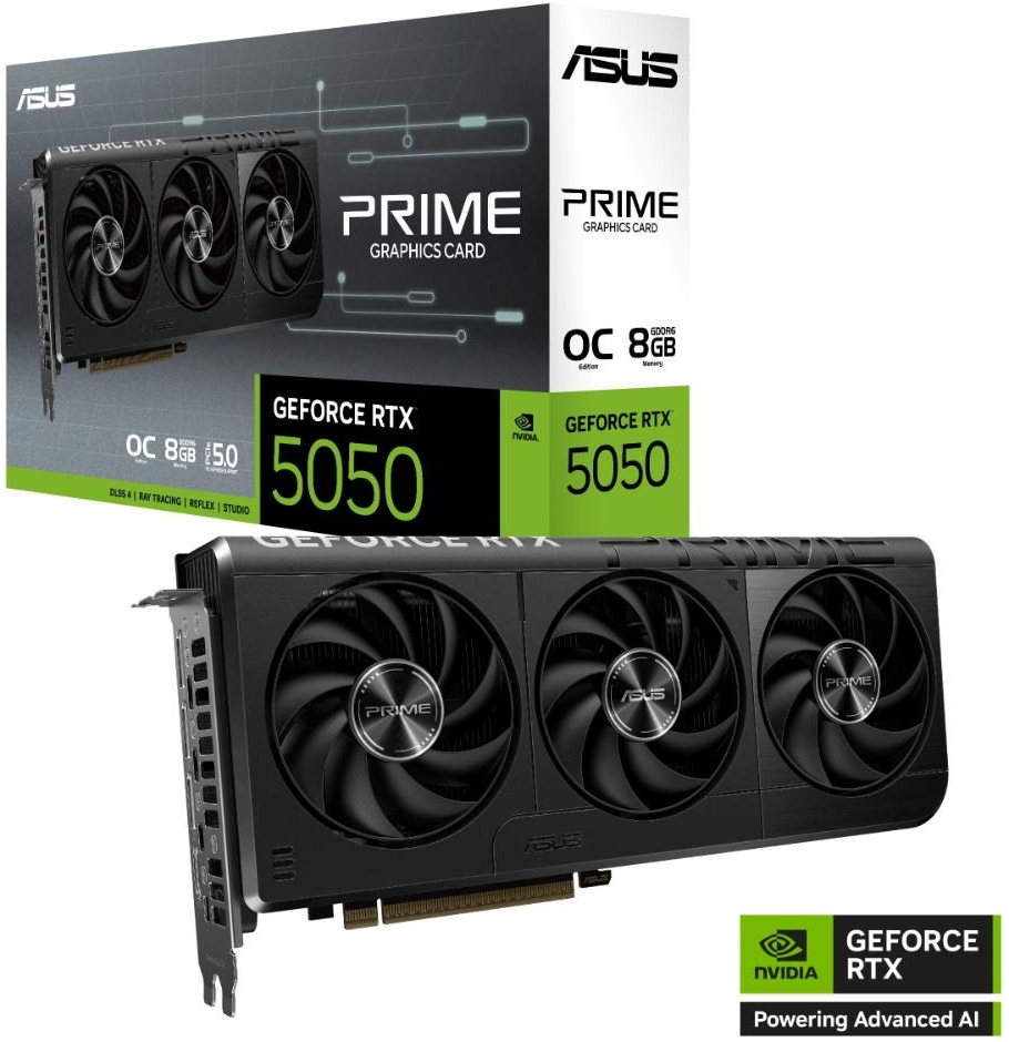 Asus PRIME GeForce RTX 5050 8GB GDDR6 OC 90YV0N70-M0NA00