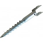 Zemní vrut typ U pro trámy 140 mm, prodloužený, délka 1085 mm, žárově zinkovaná ocel – Sleviste.cz