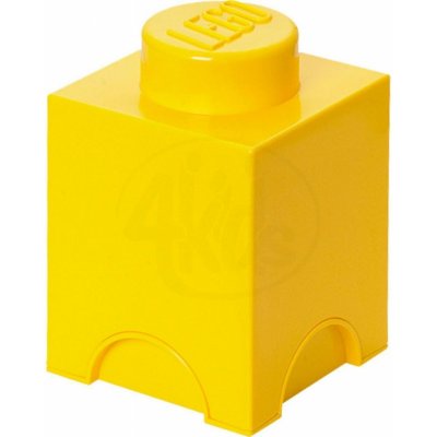 LEGO® Úložný box 12,5 x 12,5 x 18 cm Žlutá – Zboží Mobilmania