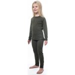 Sensor Merino Air Set dětský triko dl.rukáv + spodky olive green – Zboží Dáma
