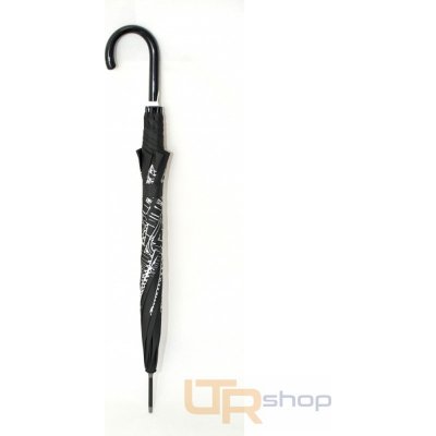 740765BW Fiber Flex AC holový deštník vystřelovací černobílý – Hledejceny.cz