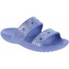 Dětské žabky a pantofle Crocs Classic Glitter Sandal moon jelly Modrá