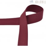 Pruženka bordó, šíře 25 mm – Zboží Dáma