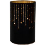HIT Dekorativní lucerna LED 14cm černá – Hledejceny.cz