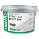 DENAS BARVA NA KOVY 2v1 antikorozní rychleschnoucí barva 2,5 kg 0840 červenohnědá – Hledejceny.cz