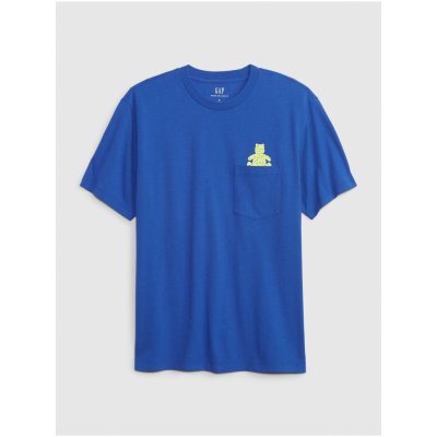 Gap tričko s potiskem modré