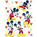 AG Design DK 2311 Samolepící dekorace Mickey Mouse 65x85 cm – Zbozi.Blesk.cz