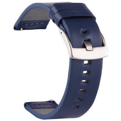 BStrap Fine Leather řemínek na Xiaomi Amazfit Stratos 2/2S/3, blue SSG023C0303 – Zboží Mobilmania