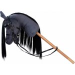 Hobby koník na tyči By Astrup Hobby Horse Blaze Dark Grey – Zboží Dáma