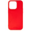 Pouzdro a kryt na mobilní telefon Apple Pouzdro SWISSTEN Soft Joy Apple iPhone 14 Pro Max - příjemné na dotek - silikonové - červené