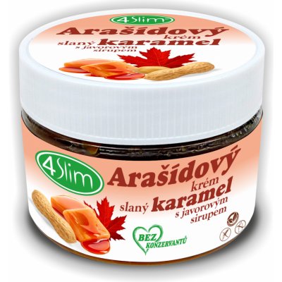 Kaumy Arašídový krém slaný karamel s javorovým sirupem 250 g – Sleviste.cz