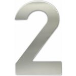 Číslice "2" fasádní 150mm NEREZ – Zboží Mobilmania