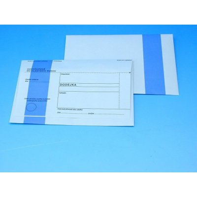 Obálka DODEJKA modrý pruh 287187 /1142174/ 3829 – Zboží Živě