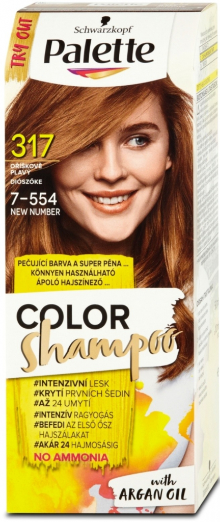 Pallete Color Shampoo 317/7-554 oříškově plavý od 66 Kč - Heureka.cz
