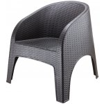 Mega Plast, MP1551 Židle TOSCANA 80 x 75 x 76 cm, WENGE – Hledejceny.cz