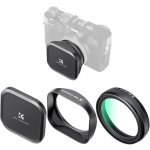 K&F Concept sada UV filtru, sluneční clony a krytky pro Fujifilm X100, černá – Hledejceny.cz