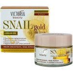 Victoria Beauty Snail Gold denní krém se šnečím extraktem a arganovým olejem 50 ml – Zbozi.Blesk.cz