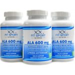 FitSport Nutrition ALA 600 mg + Vitamin B1 B5 B6 3 x 120 vege kapslí Kyselina alfa-lipoová – Hledejceny.cz