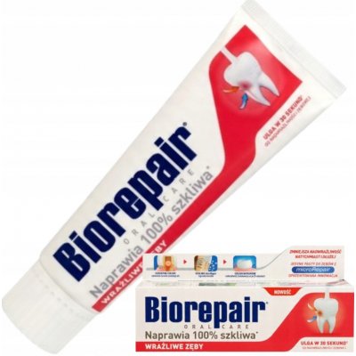 Biorepair Sensitive pro citlivé zuby bez fluoridu 75 ml – Hledejceny.cz