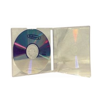 Box na 1ks CD, 10,4mm, průhledný, průhledný tray (200) – Zboží Živě