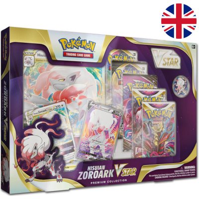 Pokémon TCG VStar Premium Collection Hisulan Zoroak – Zboží Mobilmania