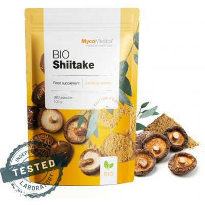 2x MycoMedica Shiitake prášek BIO 200 g – Hledejceny.cz