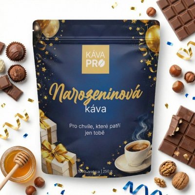KávaPRO Narozeninová zrnková 250 g – Hledejceny.cz