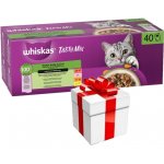 WHISKAS Tasty Mix Výběr šéfkuchaře v omáčce 40 x 85 g – Hledejceny.cz