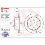 Brzdový kotouč BREMBO 09.D413.11