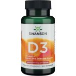 Swanson High Potency Vitamin D3 400 IU 250 kapslí – Hledejceny.cz