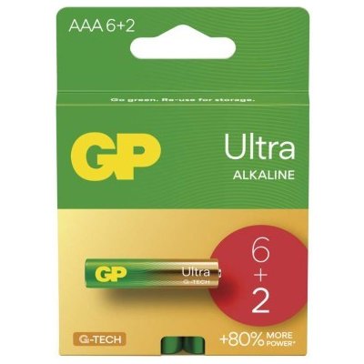 Alkalická baterie GP Ultra AAA (LR03) – Zbozi.Blesk.cz