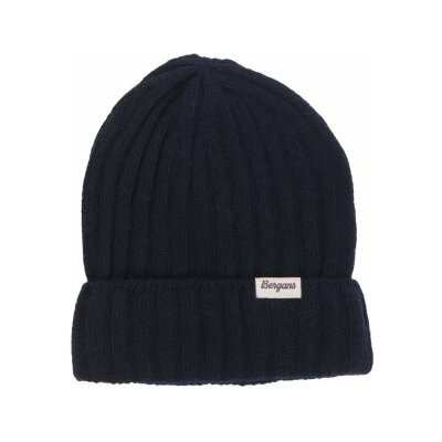 Bergans Vlněná čepice Bergans Rabot Mount Rib beanie Modrá – Zboží Dáma