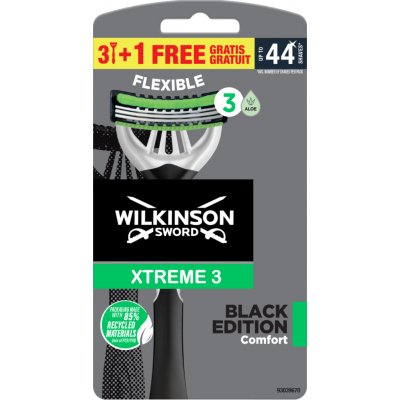 Wilkinson Sword Xtreme 3 Black Edition 4 ks – Zboží Dáma