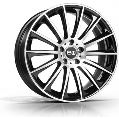 Elite Wheels EW02 WILD BEAUTY 9,5x19 5x112 ET48 black polished – Hledejceny.cz